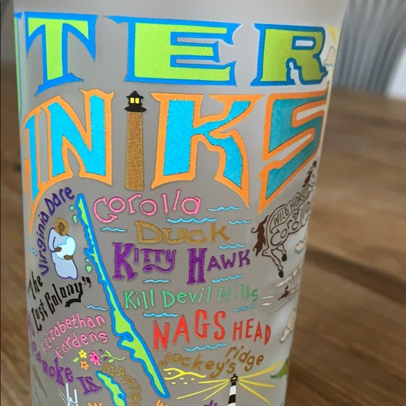 2 Catstudio whimsical Outer Banks, NC glasses - Picture 5 of 10